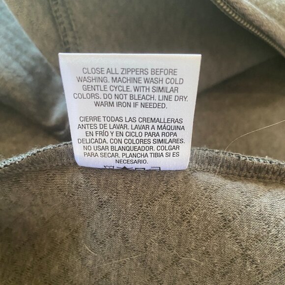 Laura Scott XL Petite gray sleeveless zip up vest with pockets women's - Picture 9 of 9